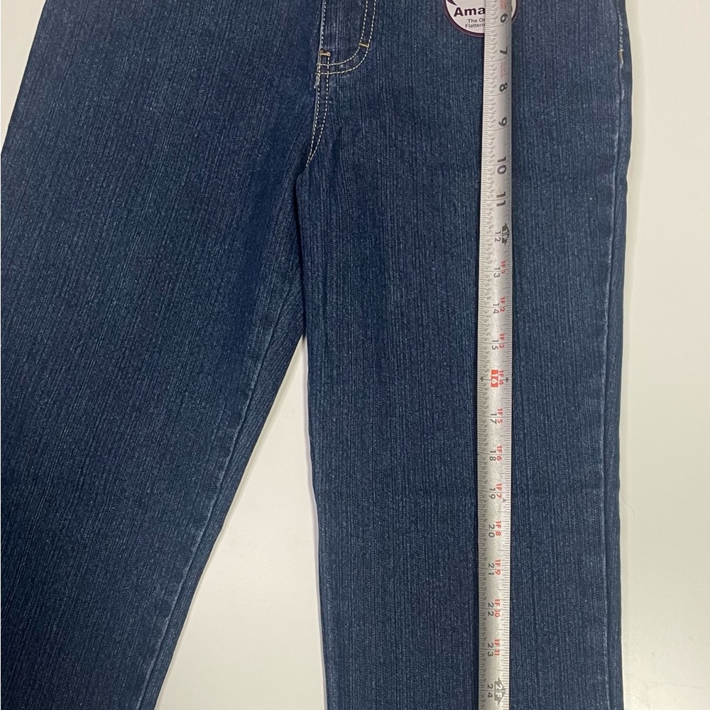 Gloria Vanderbilt Amanda Capri‎ Dark Blue Jeans - Picture 4 of 6